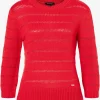 MORE & MORE Ajour Pullover, soft red, Frühjahrs-Kollektion