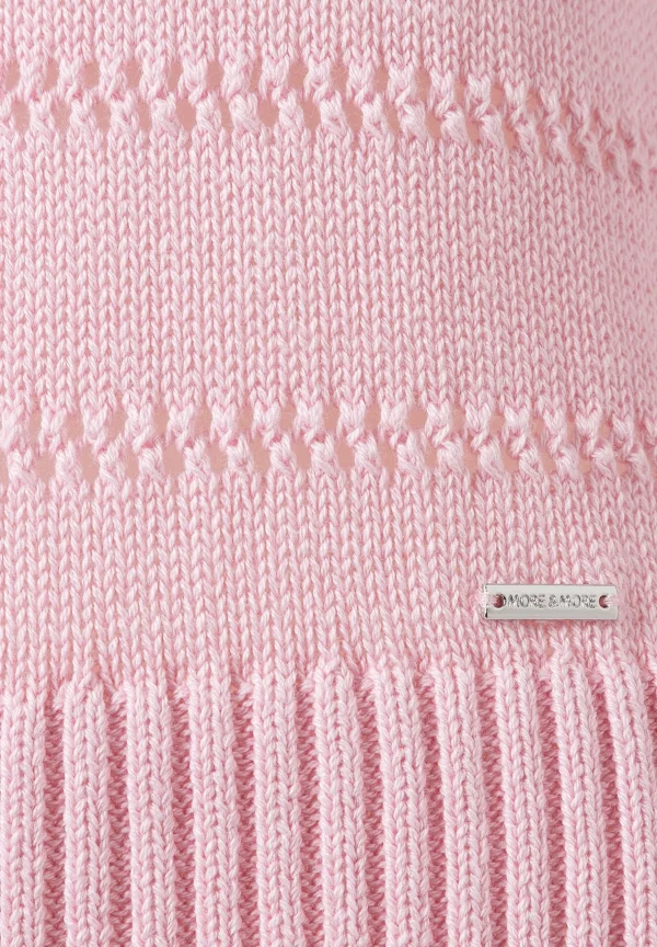 MORE & MORE Ajour Pullover, sorbet rose, Frühjahrs-Kollektion