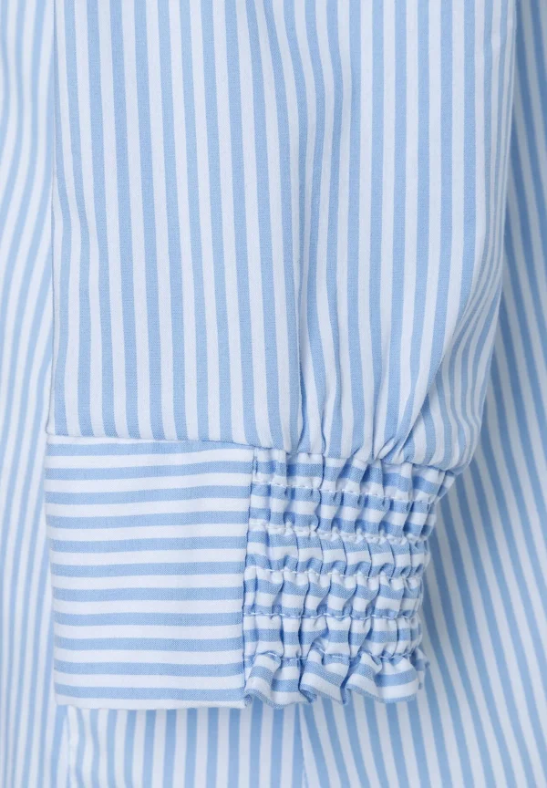 MORE & MORE Baumwoll/Stretch Bluse, gestreift, Frühjahrs-Kollektion
