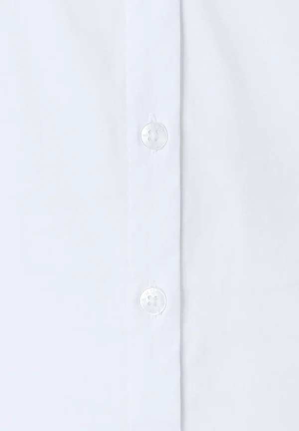 MORE & MORE Baumwoll/Stretch Bluse, weiß