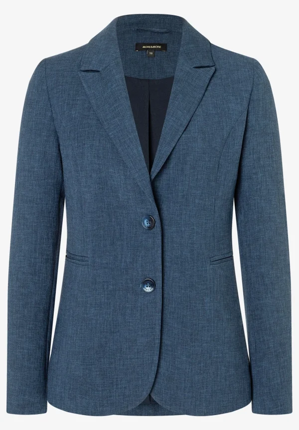 MORE & MORE Blazer, blau melange