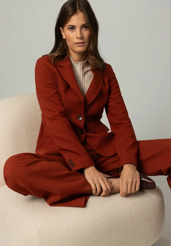MORE & MORE Blazer, rusty brown, Winter-Kollektion