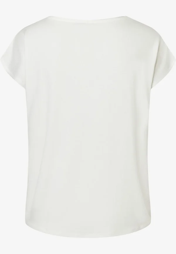MORE & MORE Blusenshirt mit grafischem Print, beige/ecru, Frühjahrs-Kollektion