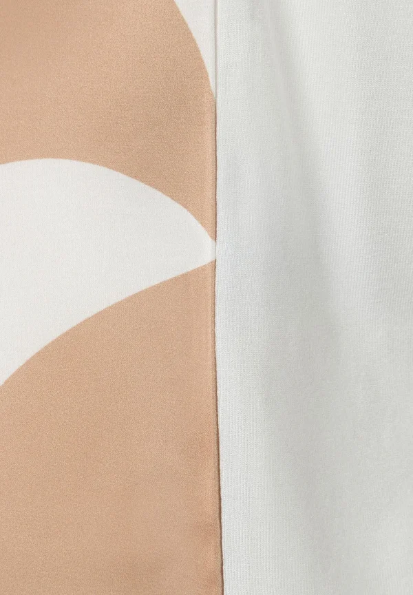 MORE & MORE Blusenshirt mit grafischem Print, beige/ecru, Frühjahrs-Kollektion