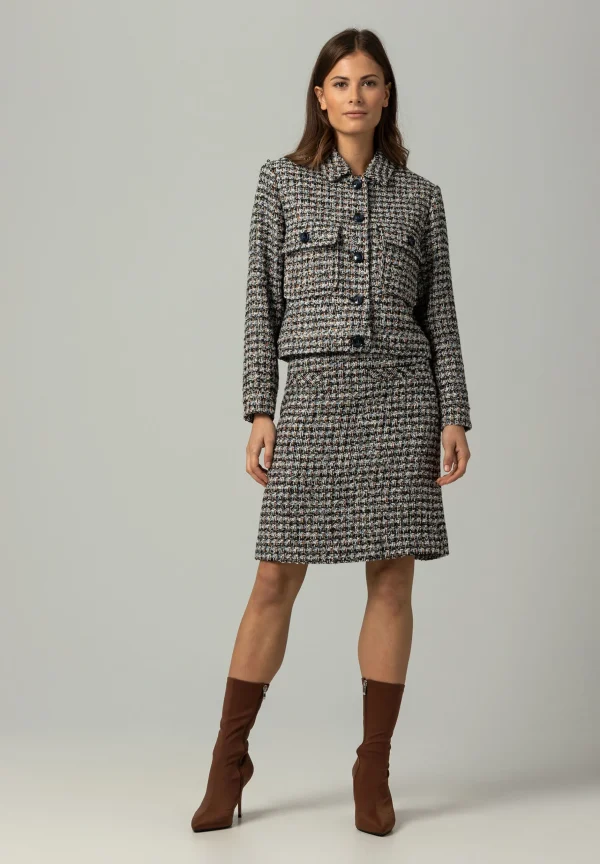 MORE & MORE Bouclé Jacke, Winter-Kollektion