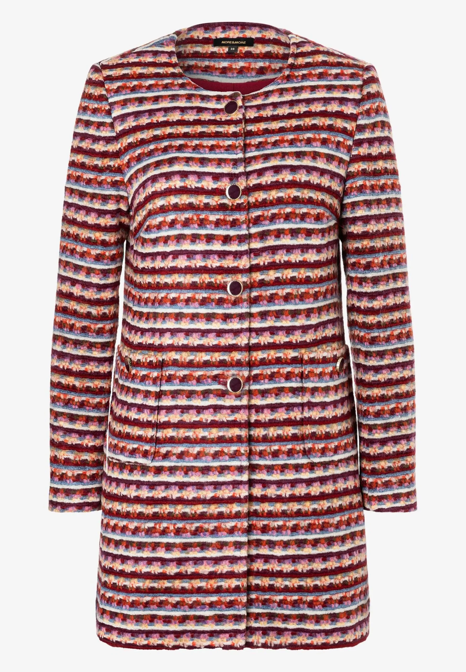 boucljacke_lang_herbstkol_0.webp MORE & MORE Bouclé-Jacke lang, Herbst-Kollektion