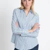 MORE & MORE Businessbluse mit Minimal-Print, Frühjahrs-Kollektion