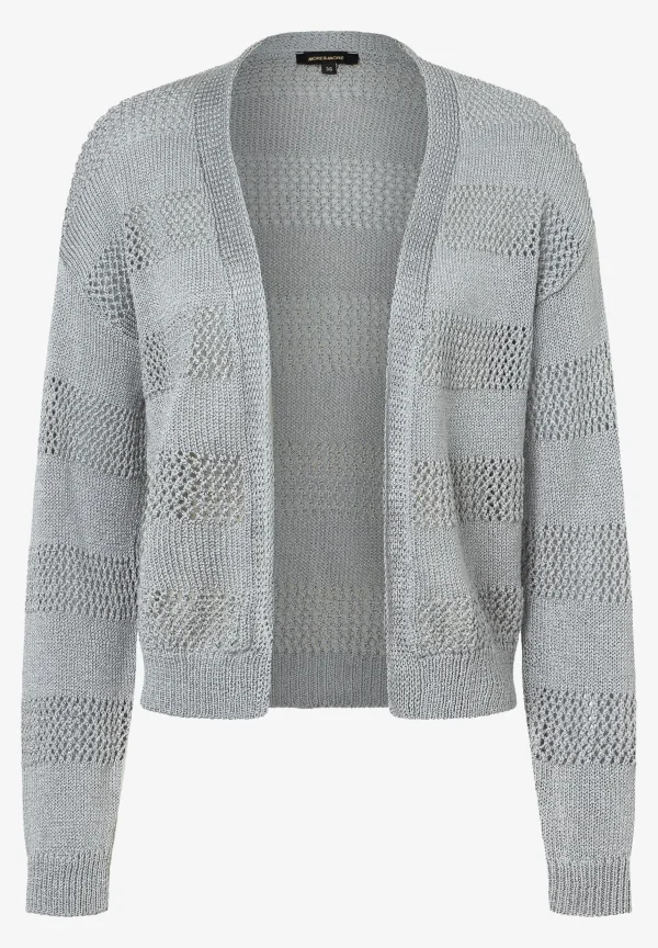 MORE & MORE Cardigan, fine grey, Frühjahrs-Kollektion