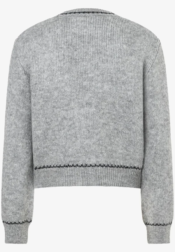 MORE & MORE Cardigan mit Lurex-Detail, melange, Winter-Kollektion