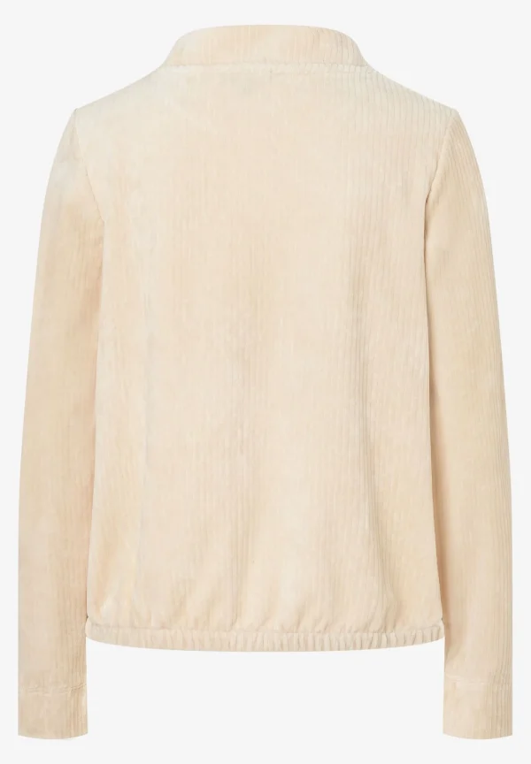 MORE & MORE Cord Sweatshirt, powder creme, Herbst-Kollektion