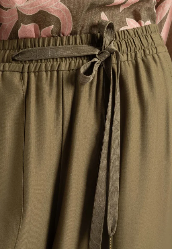 MORE & MORE fließende Cargohose, soft reed green, Sommer-Kollektion