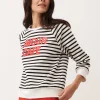 MORE & MORE gestreiftes Sweatshirt, Frühjahrs-Kollektion