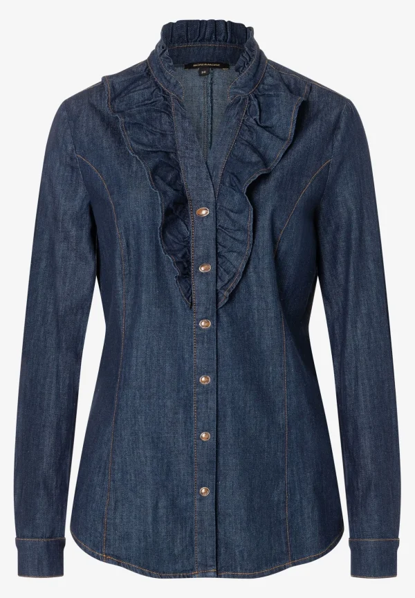 MORE & MORE Jeansbluse, Frühjahrs-Kollektion