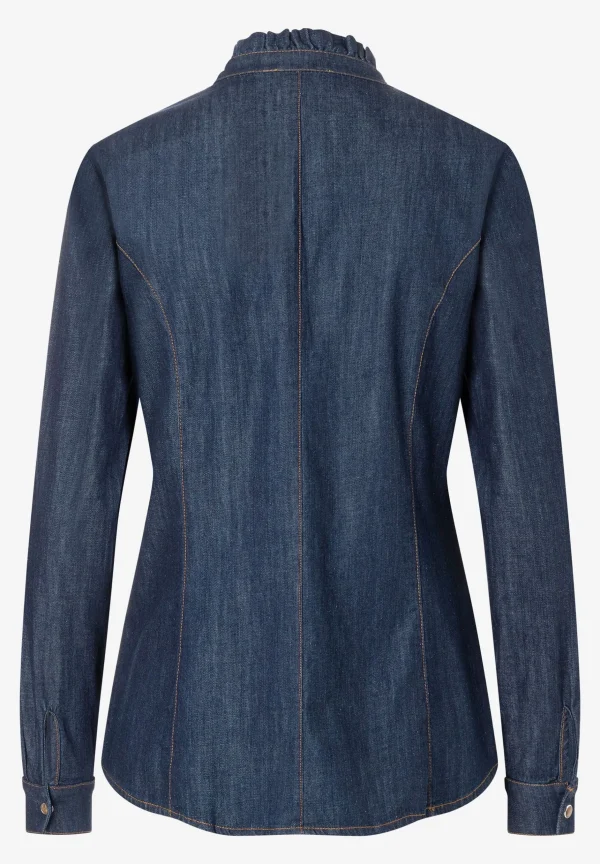 MORE & MORE Jeansbluse, Frühjahrs-Kollektion