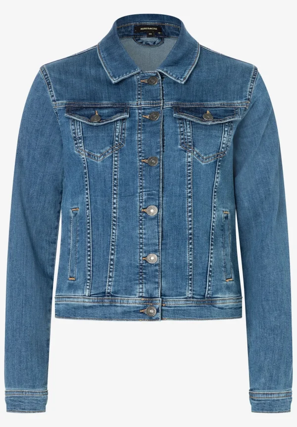 MORE & MORE Jeansjacke, blue , Frühjahrs-Kollektion