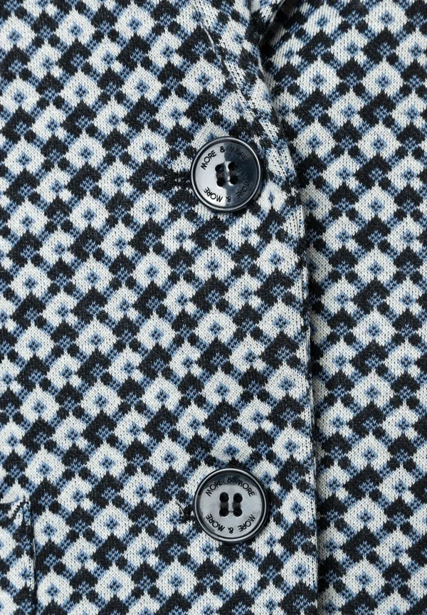 MORE & MORE Jerseyblazer, Mini-Jacquard
