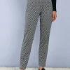 MORE & MORE Jerseyhose, Mini-Jacquard