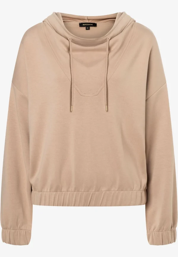 MORE & MORE Kapuzensweatshirt, macchiato, Herbst-Kollektion