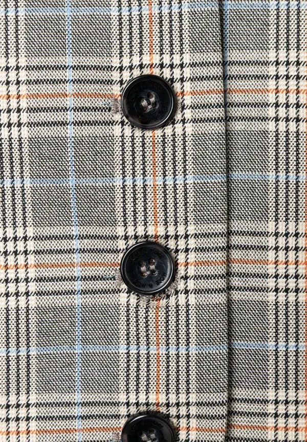 MORE & MORE kurze Glencheck Weste, Winter-Kollektion