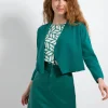 MORE & MORE kurzer Cardigan, summergarden green, Sommer-Kollektion