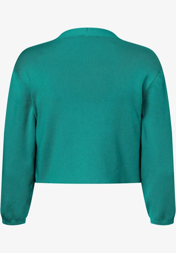 MORE & MORE kurzer Cardigan, summergarden green, Sommer-Kollektion