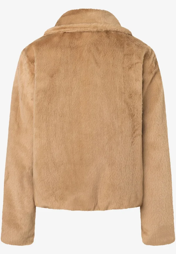 MORE & MORE kuschelige Fake Fur Jacke, Herbst-Kollektion