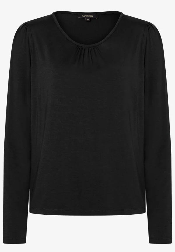 MORE & MORE Langarmshirt mit Raffungen, , Winter-Kollektion