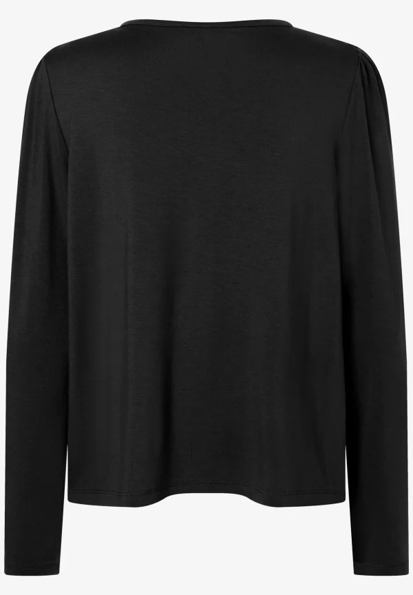 MORE & MORE Langarmshirt mit Raffungen, , Winter-Kollektion