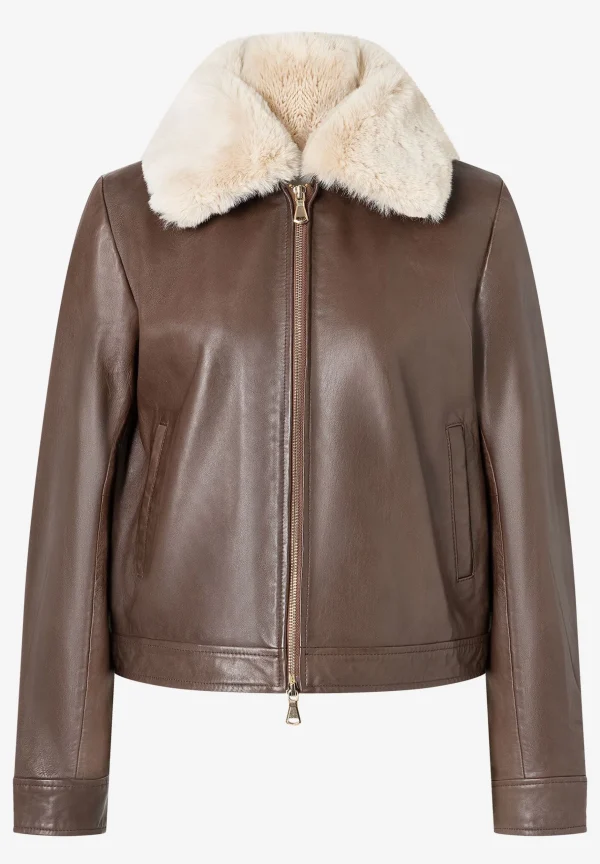 MORE & MORE Lederjacke, , Herbst-Kollektion