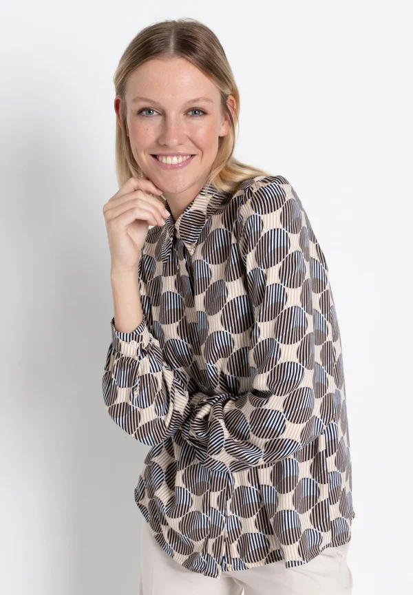 MORE & MORE Printbluse, Frühjahrs-Kollektion