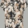 MORE & MORE Printbluse mit Seidenanteil, MORE