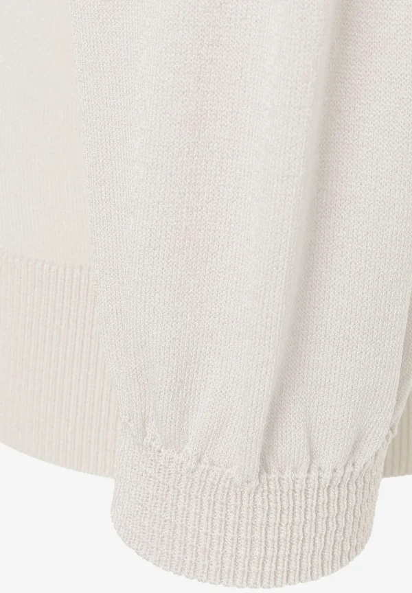 MORE & MORE Pullover, 3/4 Arm, powder creme, Frühjahrs-Kollektion