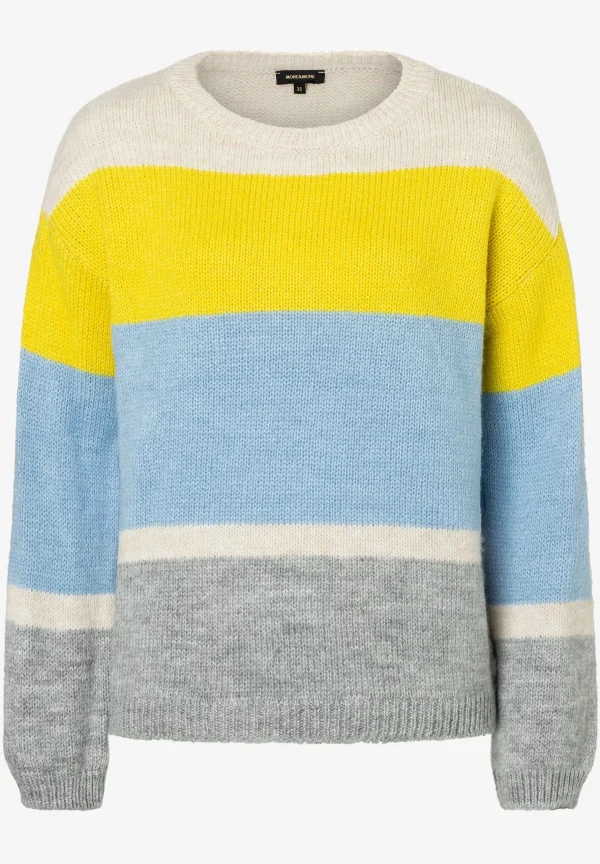 MORE & MORE Pullover, Colorblock, Herbst-Kollektion