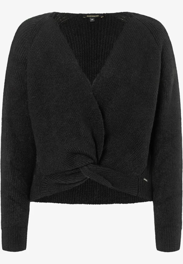 MORE & MORE Pullover mit Knotendetail, , Herbst-Kollektion