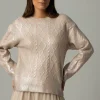 MORE & MORE Pullover mit Silberbeschichtung, Herbst-Kollektion