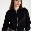MORE & MORE Satin-Blouson, , Frühjahrs-Kollektion
