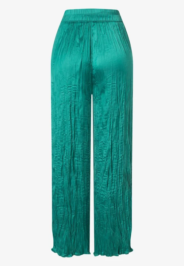 MORE & MORE Satinhose, summergarden green, Sommer-Kollektion