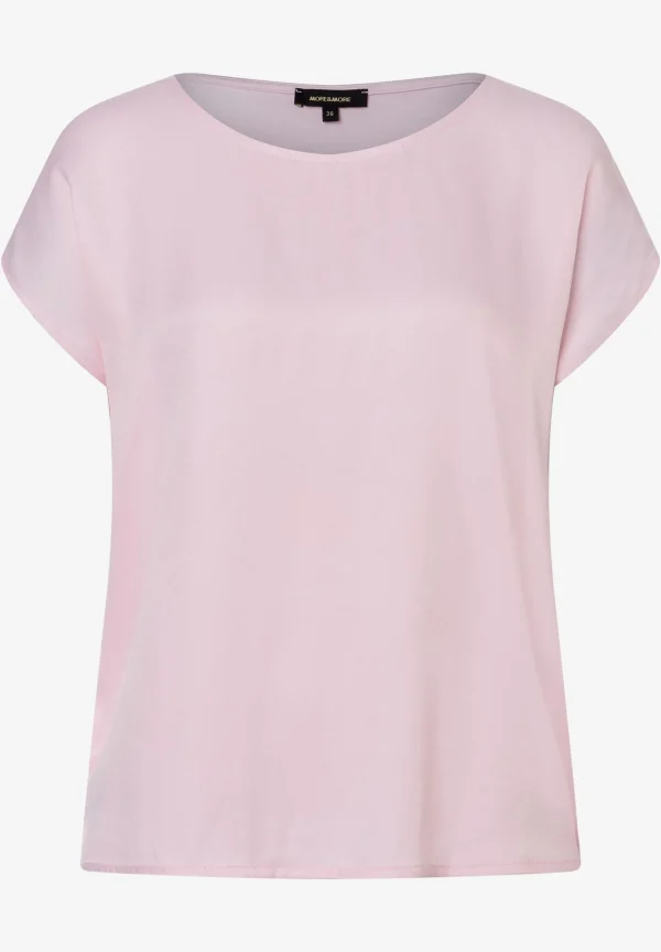 MORE & MORE Shirt mit Satinfront, sorbet rose, Frühjahrs-Kollektion