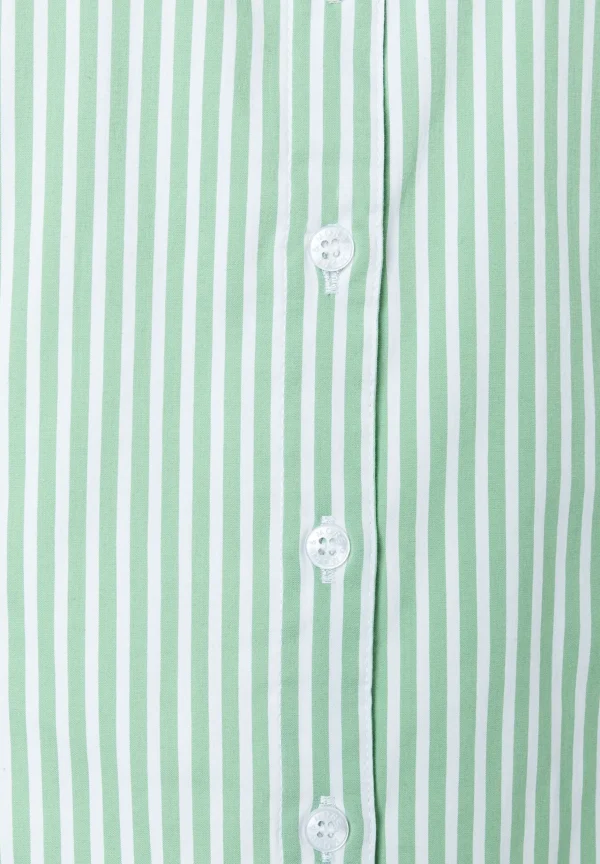 MORE & MORE Streifenbluse, grün/weiß, Frühjahrs-Kollektion