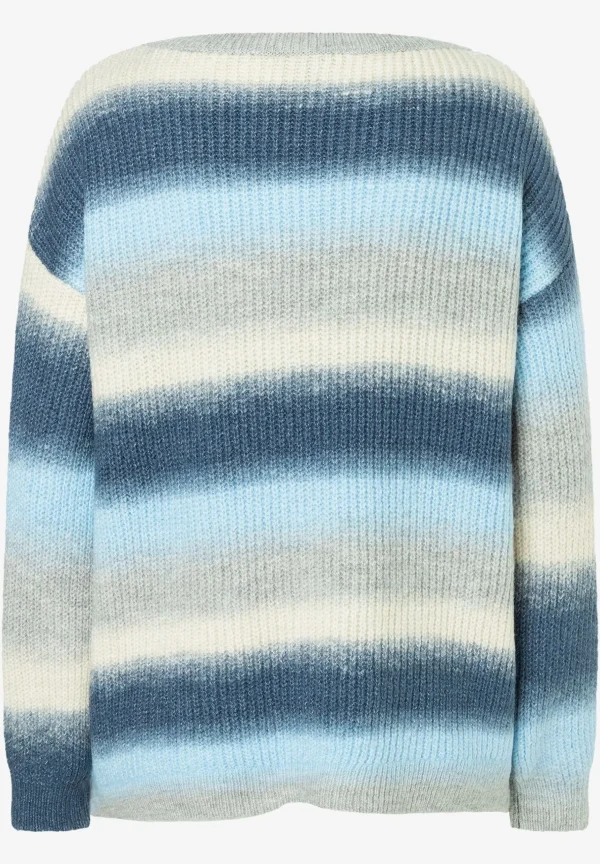 MORE & MORE Streifenpullover mit Farbverlauf, Winter-Kollektion
