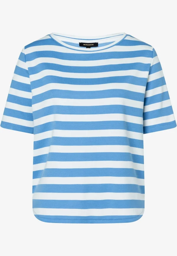 MORE & MORE Streifenshirt, blau/weiß, Frühjahrs-Kollektion
