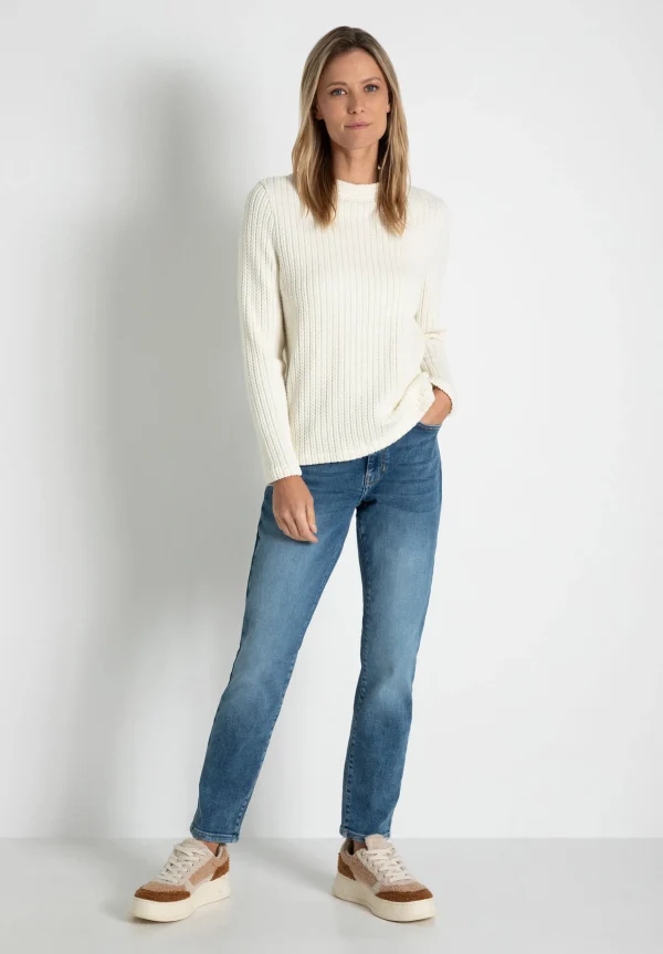 MORE & MORE Struktur-Sweatshirt, , Herbst-Kollektion