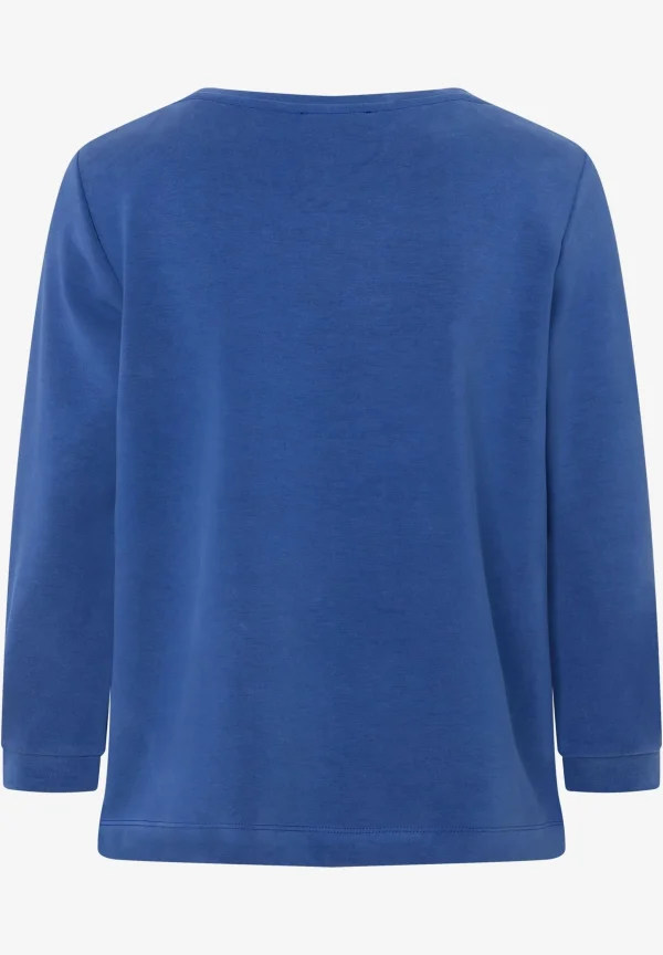 MORE & MORE Sweatshirt mit 3/4 Arm, gitanes blue, Frühjahrs-Kollektion