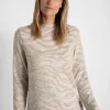 MORE & MORE Sweatshirt mit Animal-Struktur, Herbst-Kollektion