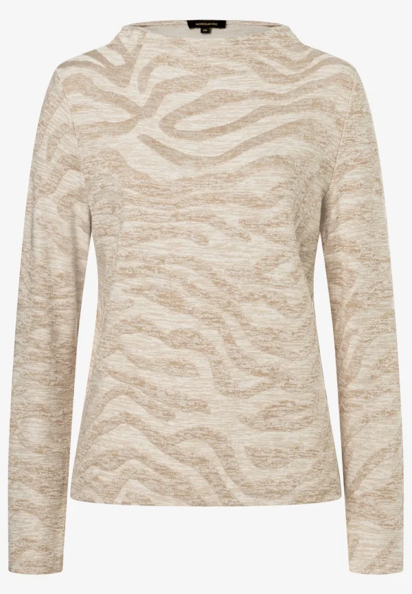 MORE & MORE Sweatshirt mit Animal-Struktur, Herbst-Kollektion