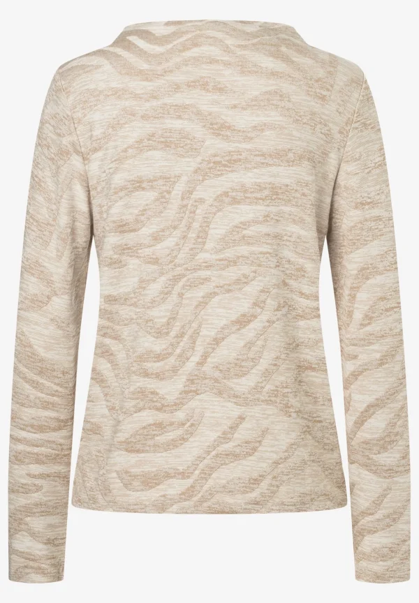 MORE & MORE Sweatshirt mit Animal-Struktur, Herbst-Kollektion
