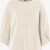 MORE & MORE Sweatshirt mit Knoten-Detail, powder creme, Winter-Kollektion
