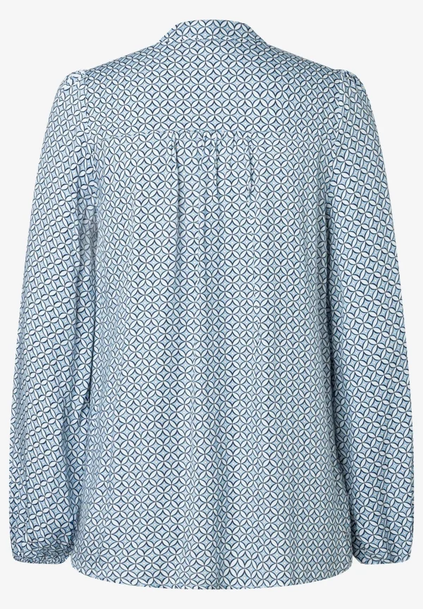MORE & MORE Viskosebluse,  grafischer Print, Frühjahrs-Kollektion