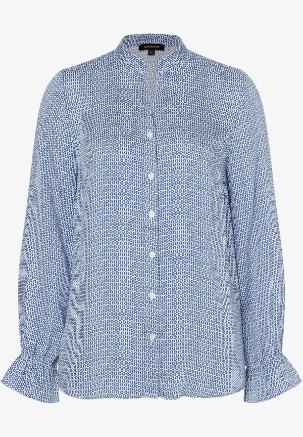 MORE & MORE Viskosebluse, Minimal-Print, Frühjahrs-Kollektion