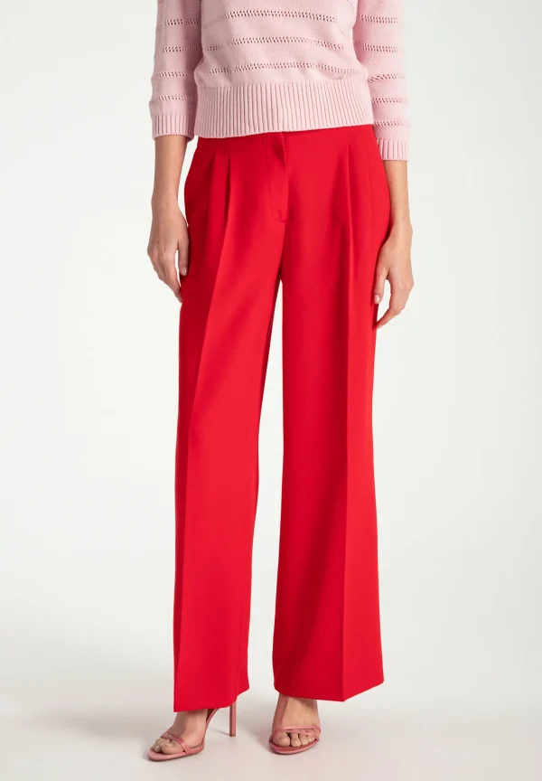 MORE & MORE weite Hose, soft red, Frühjahrs-Kollektion